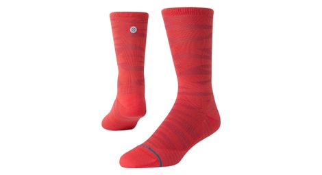 Stance performance ridge crew socks red 38-42