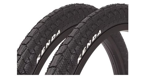 Set de pneus BMX KENDA 20 pouces x 1,95 pouces