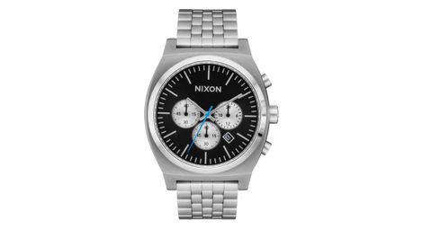 Orologio nixon time teller chrono chrome/black/chrome sunray