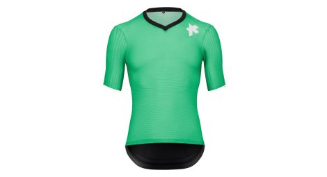 Assos rsr s11 men s green short sleeve jersey