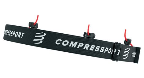 Compressport Startnummerngürtel Schwarz