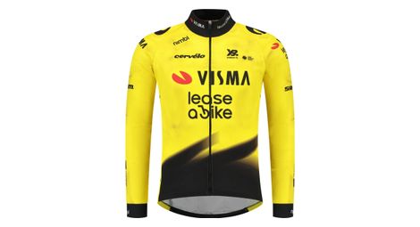 visma team long sleeve jersey lease a bike yellow 2026