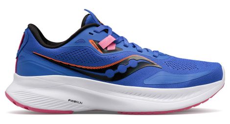 Chaussures running saucony guide 15 bleu orange femme