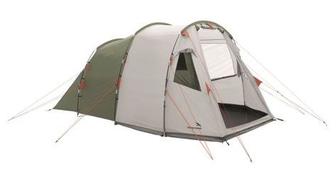 Easy camp tente tunnel huntsville 400 4 places vert et creme