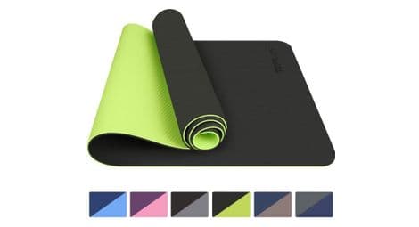 Tapis de yoga tapis gym couleur vert 183x61x0 6 cm tapis de sol pour sport fitness