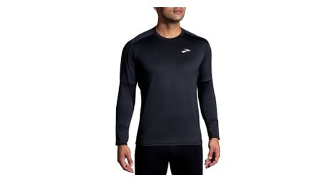 Camiseta térmica brooks notch thermal de manga larga 2.0 negra para hombre