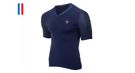 lebram allos short sleeve jersey blue aero fit