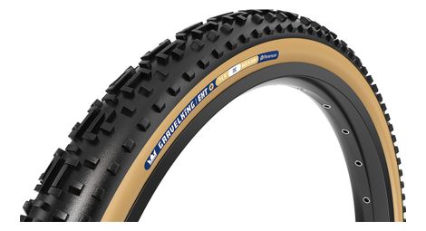 Pneu gravel panaracer gravelking ext+ 700 mm tubeless ready souple zsg gravel compound beadlock tufftex+ noir flancs beiges