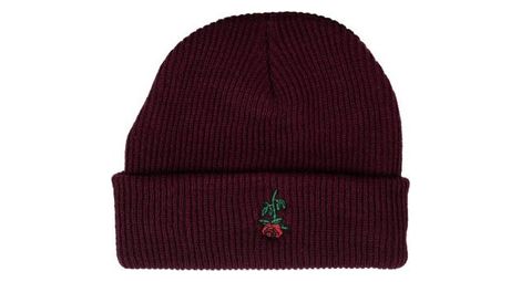 Bonnet subrosa rose embroderie maroon