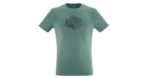 Camiseta verde millet kamet map de hombre