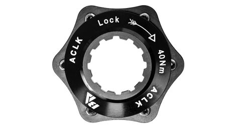 Brake authority center lock 15mm adaptador de eje para 6 agujeros disco negro
