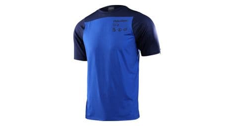 Maillot manches courtes troy lee designs skyline bleu