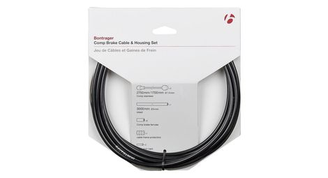 Juego de cables / carcasas de freno bontrager comp 5 mm negro