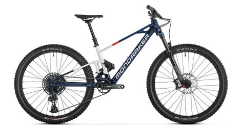 Mondraker f-trick 26 semi-rigid mountainbike für kinder sram sx 12s 26'' blau weiß 2024