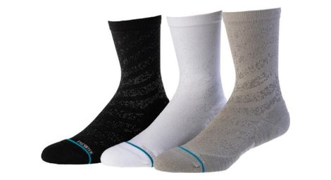 Stance performance run crew multicolore (confezione da 3 paia)