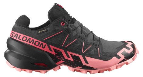 salomon speedcross 6 gtx blue rose women s trail shoes