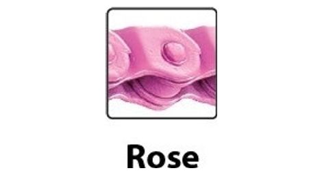 Chaine single speed 1/2  x 1/8  - 112 maillons yaban s 512 h - rose