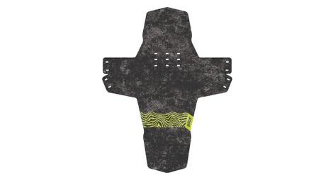 slicy long mtb front mudguard asphalt grey yellow