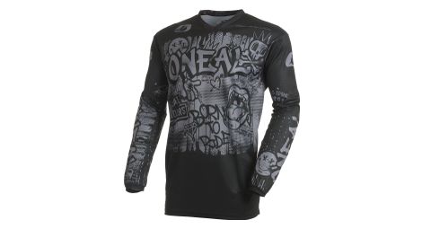 Camiseta de manga larga O'neal Element Rancid negra/gris para hombre