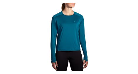 Brooks sprint free 2.0 kurzarm trikot blau damen