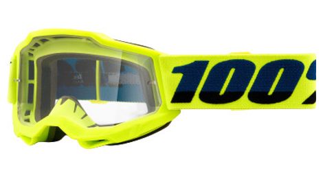 100% accuri 2 yellow / clear goggle