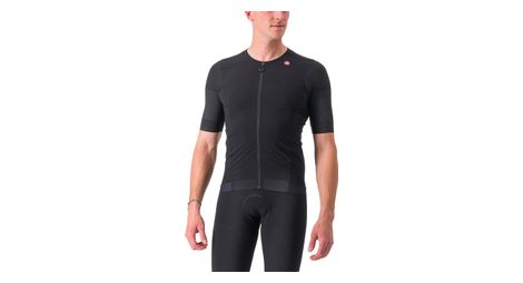 Maillot manches courtes castelli premio noir