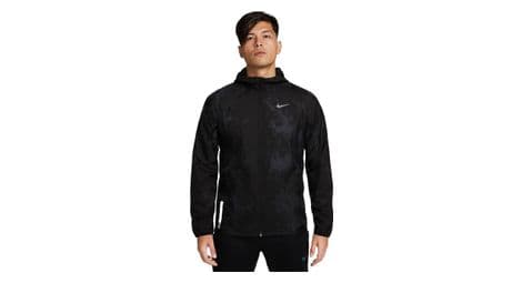 Chaqueta cortavientos nike repel run division negra