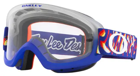 Máscara oakley o frame 2.0 pro xs mx troy lee design peace & wheelies/ecran clear/ ref: oo7116-22