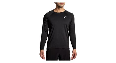 Brooks atmosphere long sleeve shirt 2.0 black uomo