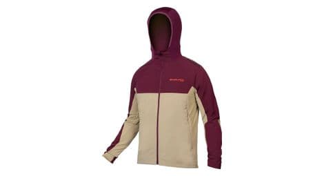 Endura mt500 thermo long sleeve jacket violet / beige