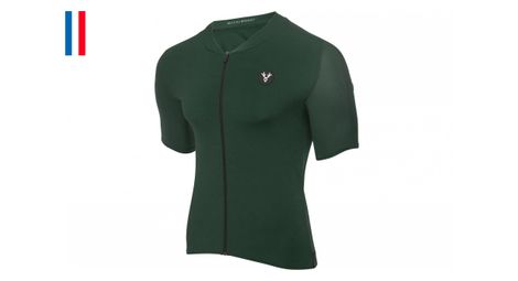 Maillot mangas cortas lebram allos agave verde aero cut