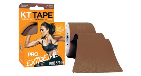 Bande prédécoupée kt tape pro extreme tape (20 x 25cm) mocha