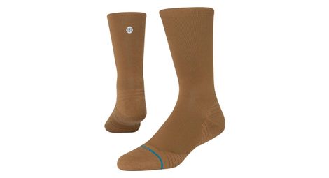 Chaussettes stance performance dig deep crew marron