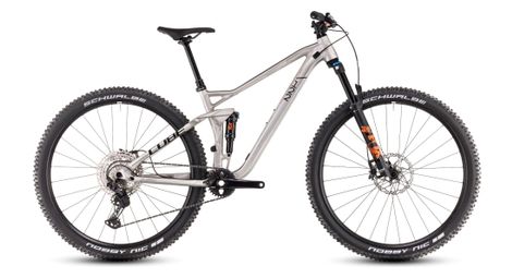 Vtt tout suspendu cube stereo one22 race shimano deore deore xt 12v 27 5   argent raw metal 2025