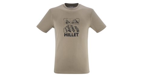 Camiseta mijo chamonix logo beige para hombre