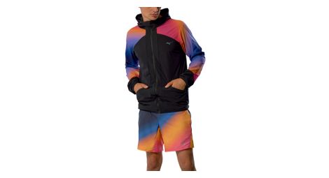 Veste coupe-vent Mizuno Active Alpha Noir/Multicolore Homme