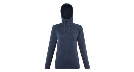 Polaire millet tribeni hoodiew femme bleu