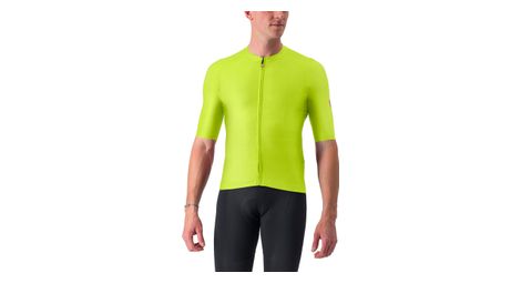 Castelli aero race 6.0 short sleeve jersey yellow