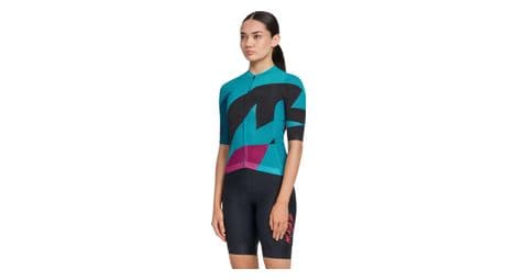 Maillot de manga corta maap emerge ultralightpro para mujer, azul océano