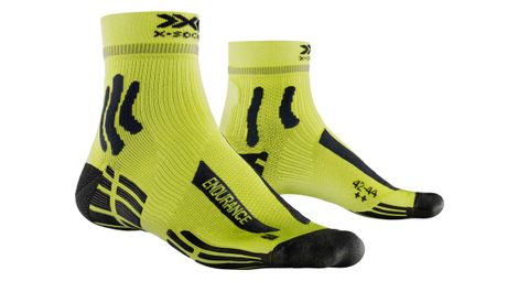 Calzini x-socks endurance 4.0 uomo giallo fluorescente/nero 39-41