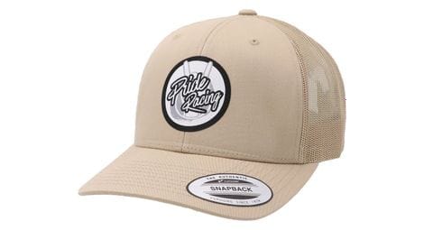 Casquette pride trucker patch mesh v2 beige