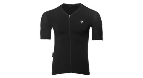 Maillot manches courtes lebram allos noir coupe aero