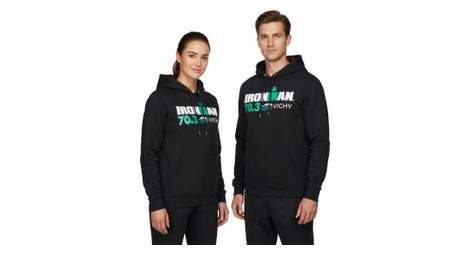 Felpa con cappuccio Ironman 70.3 Vichy Nero
