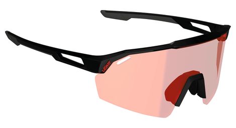 Máscara Leatt SpeedViz Lite Cryztal Lente Negra/Roja