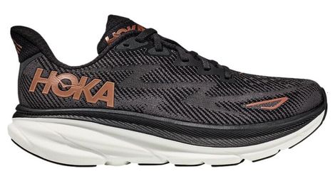 Chaussures de Running Femme Hoka Clifton 9 Noir Bronze