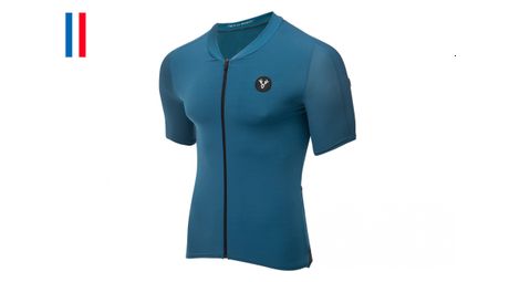 Lebram allos korte mouw jersey blauw pelforth aero cut