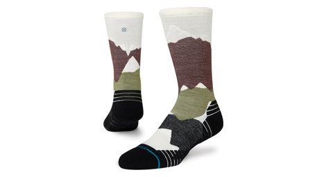 Chaussettes stance performance elevation crew marron