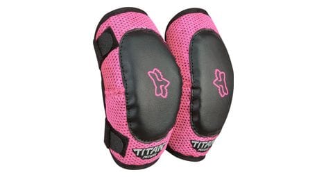 fox peewee titan junior ellbogenschutzer schwarz pink