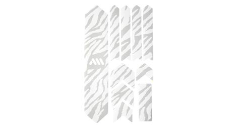 Kit de protection all mountain style extra zebra blanc