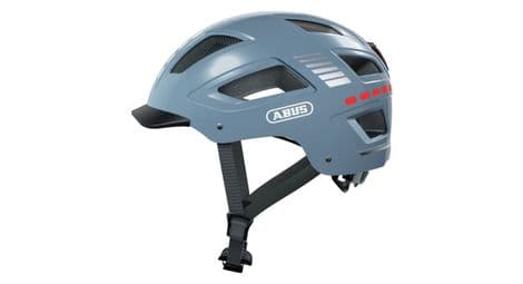 Casco de señalización glaciar abus hyban 2.0 led